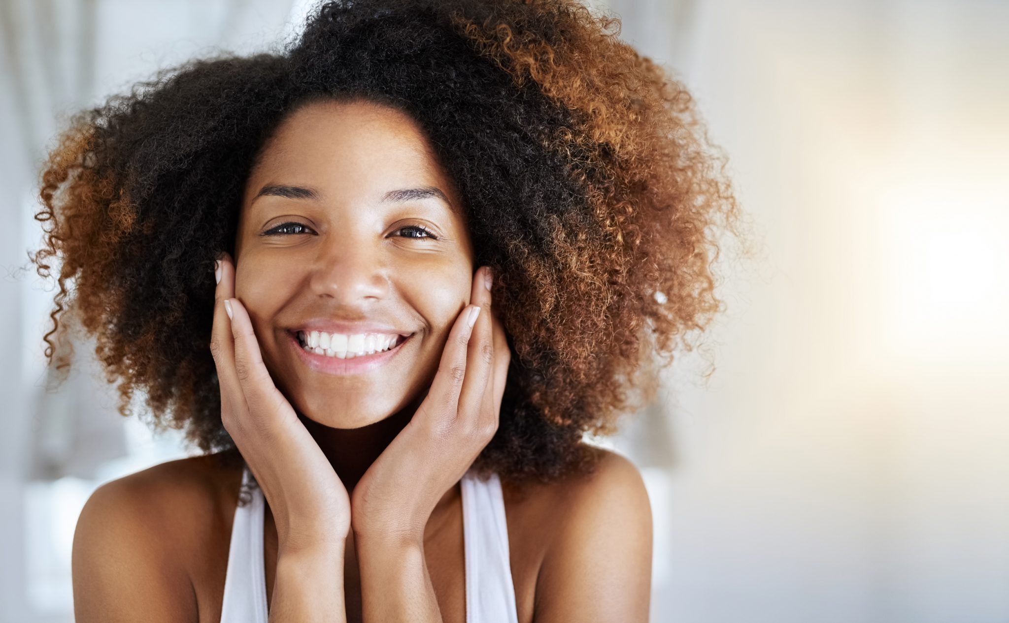 Smiling woman